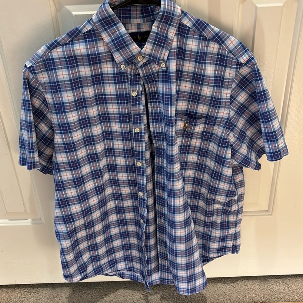 Plaid Ralph Lauren button up
